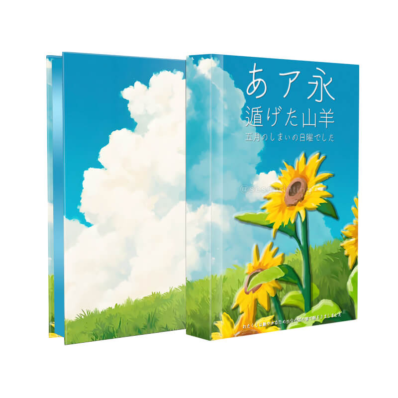Custom Hardcover Fiction Book Printed Edges and  Foiling Cover