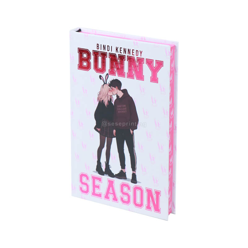 Hardback Books Printed Special Editions with Pink Sprayed Edges