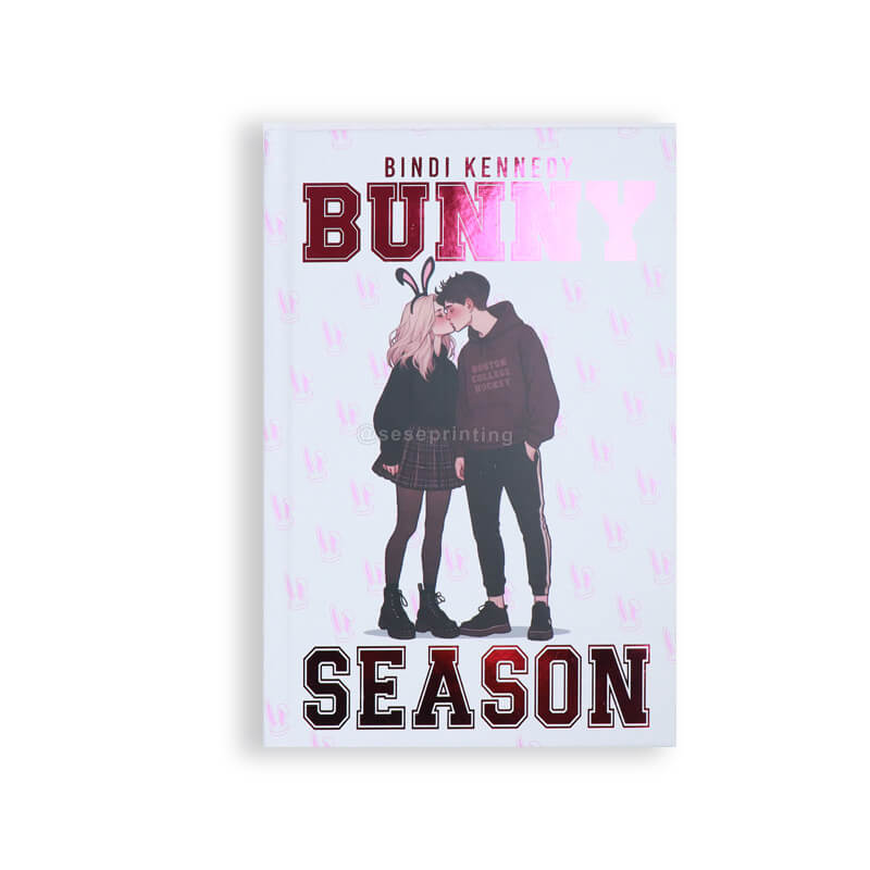 Hardback Books Printed Special Editions with Pink Sprayed Edges