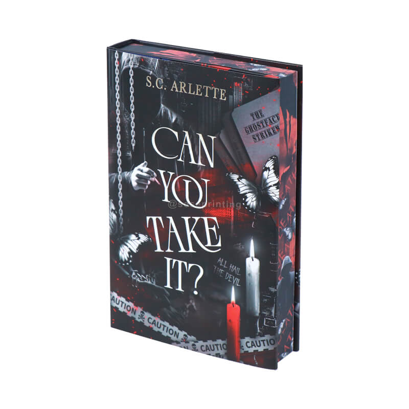 6*9 in Hardcover Book Including Sprayed Edges and Dust Jacket with Foiling