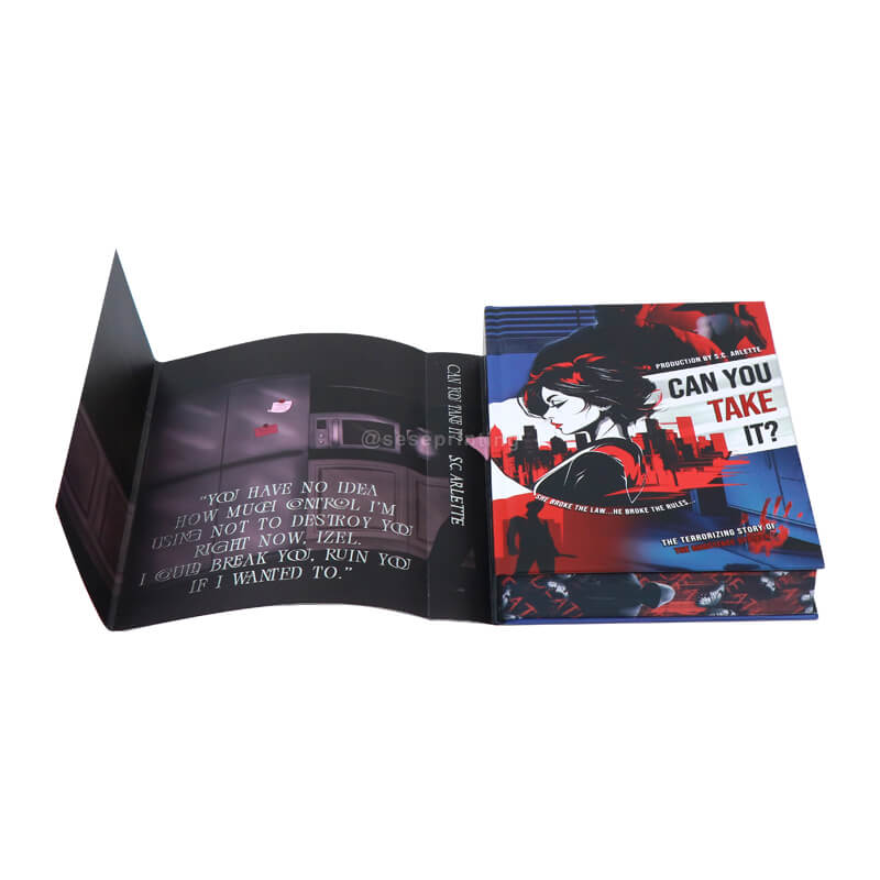 6*9 in Hardcover Book Including Sprayed Edges and Dust Jacket with Foiling