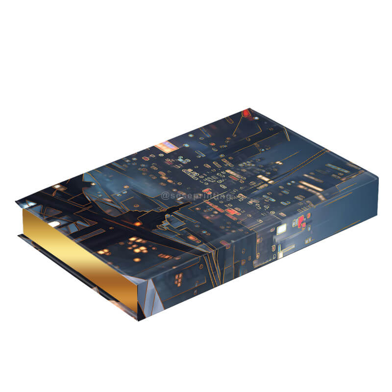 Design Your Hardcover Book with Gold Foil Stamping and Sprayed Edges
