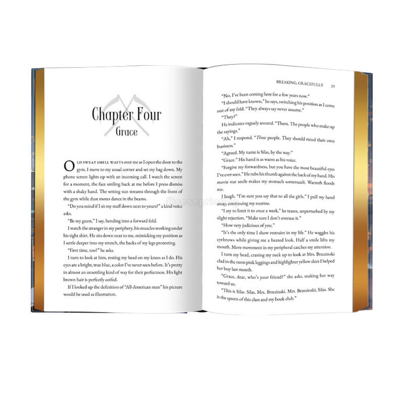 Design Your Hardcover Book with Gold Foil Stamping and Sprayed Edges