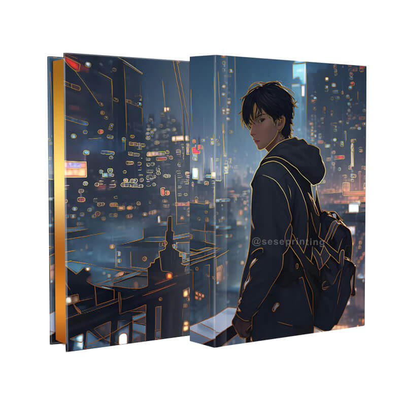 Design Your Hardcover Book with Gold Foil Stamping and Sprayed Edges