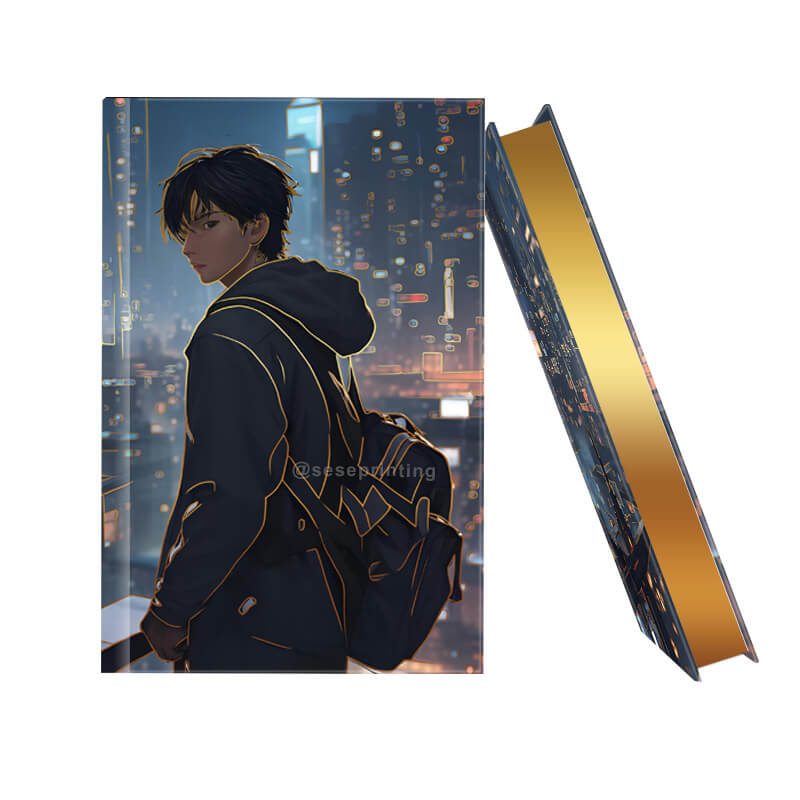 Design Your Hardcover Book with Gold Foil Stamping and Sprayed Edges