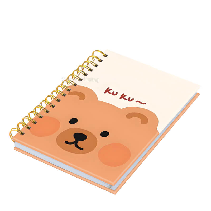 Business Notebook Custom Printing Hardcover Spiral Bound Journal
