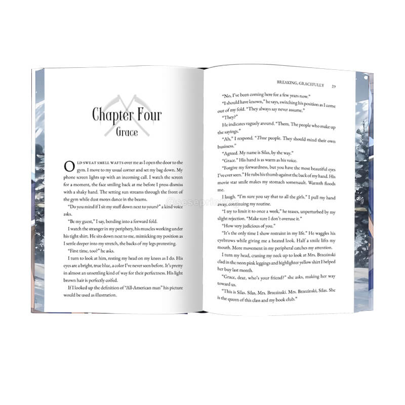 Printed Premium Editions Hardcover Fantasy Book with Sprayed Edges