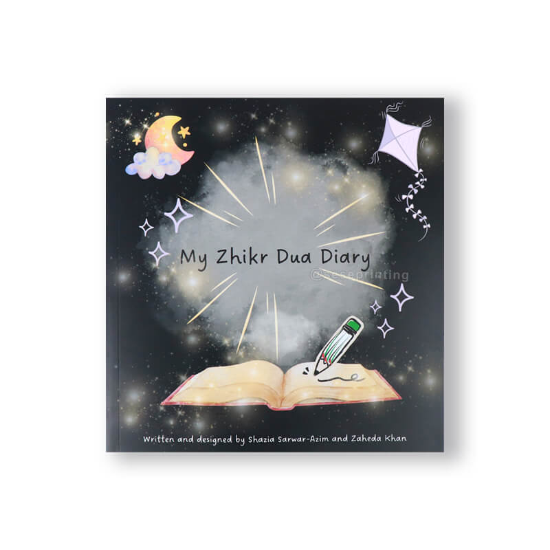Black and White Printing Softcover Journal Custom Diary Notebook