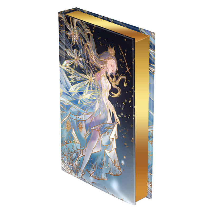 Print Hardcover Book with Gold Foiling Cover and Gold Sprayed Edges