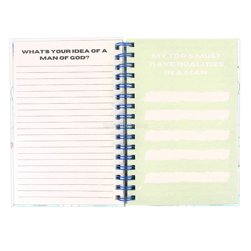 Diary Notebook Printing Spiral Hardcover Manifestation Journals