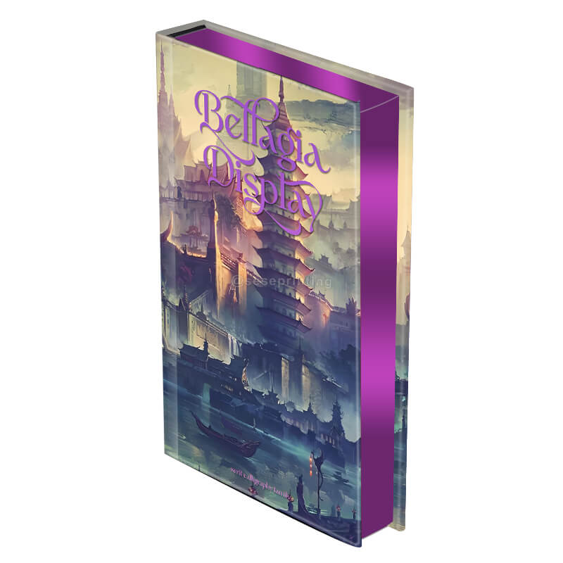 Created Hardcover Book Printed with Foil on Cover and Foiled Edges