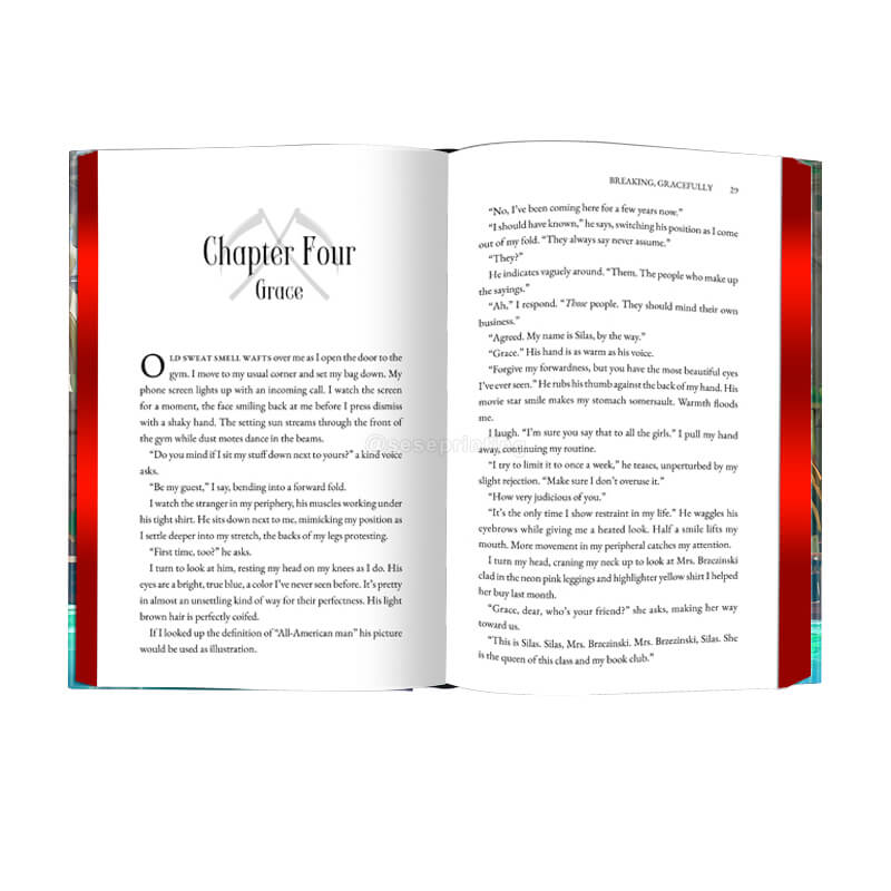 Special Edition Books with Red Sprayed Edges for Authors Publishers