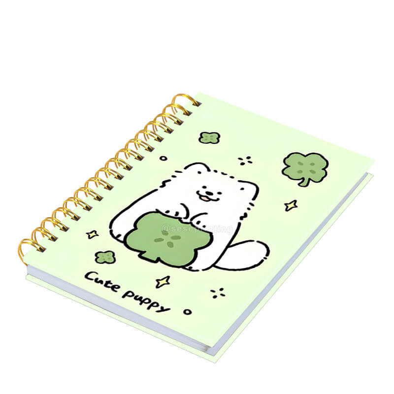 Diary Journal Printing Spiral Hardcover Lined Notebooks for Students
