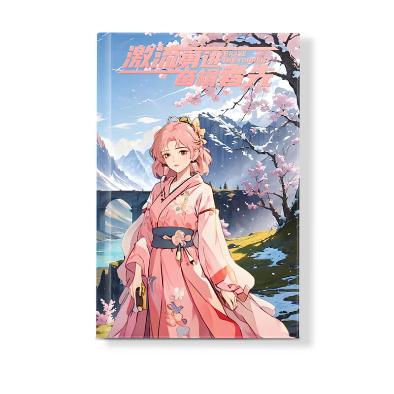 Professional Printed Custom Hardcover Novel Book with Sprayed Edges