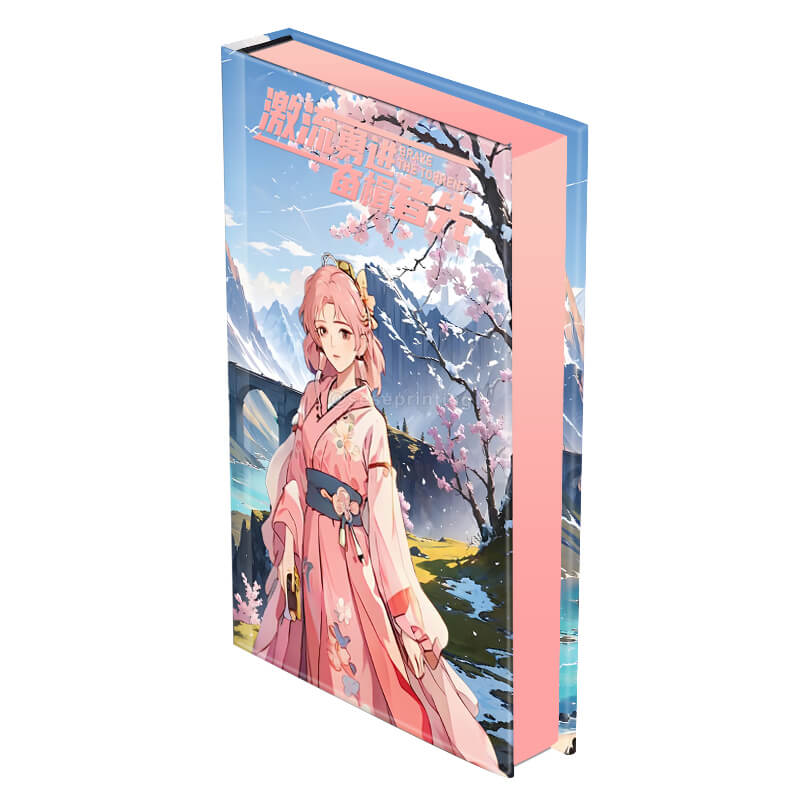 Professional Printed Custom Hardcover Novel Book with Sprayed Edges