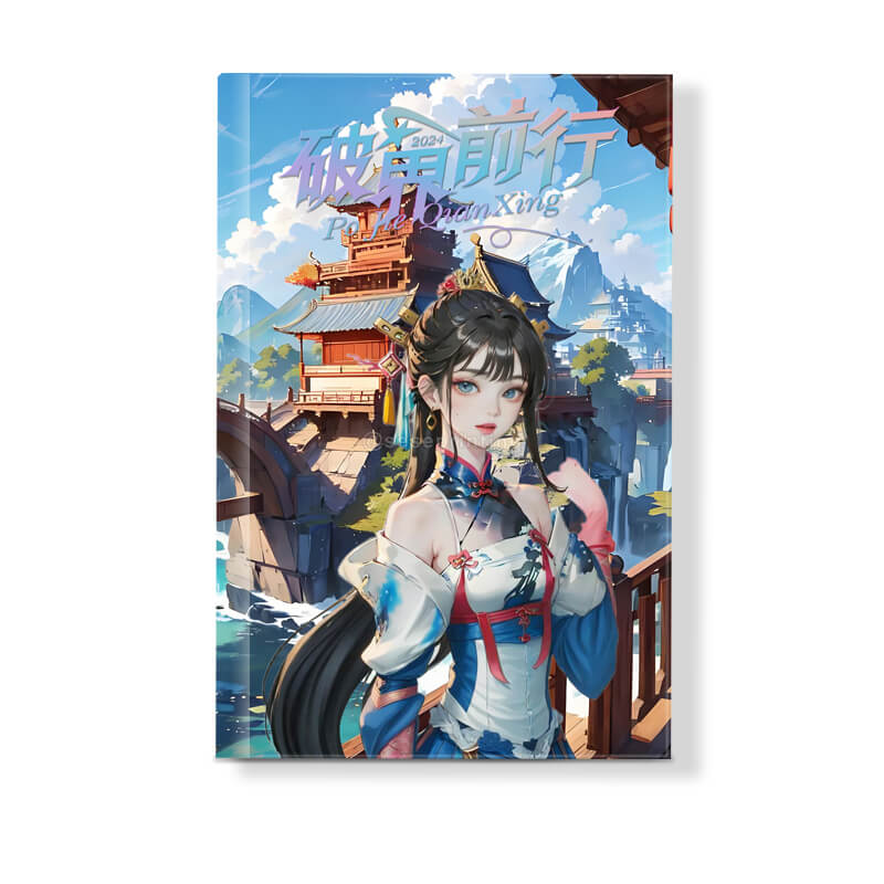 Luxury Special Edition Book Printing Hardcover Book with Sprayed Edges