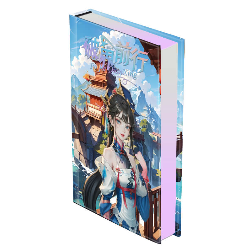 Luxury Special Edition Book Printing Hardcover Book with Sprayed Edges