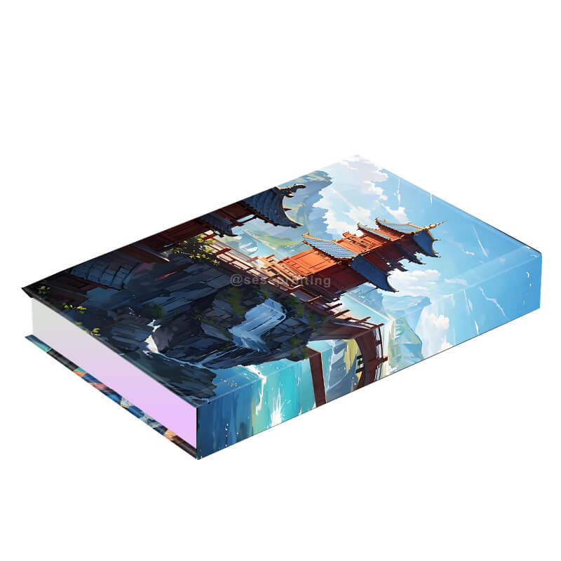 Luxury Special Edition Book Printing Hardcover Book with Sprayed Edges