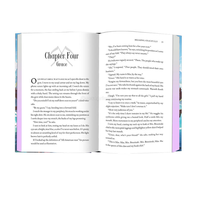 Luxury Special Edition Book Printing Hardcover Book with Sprayed Edges