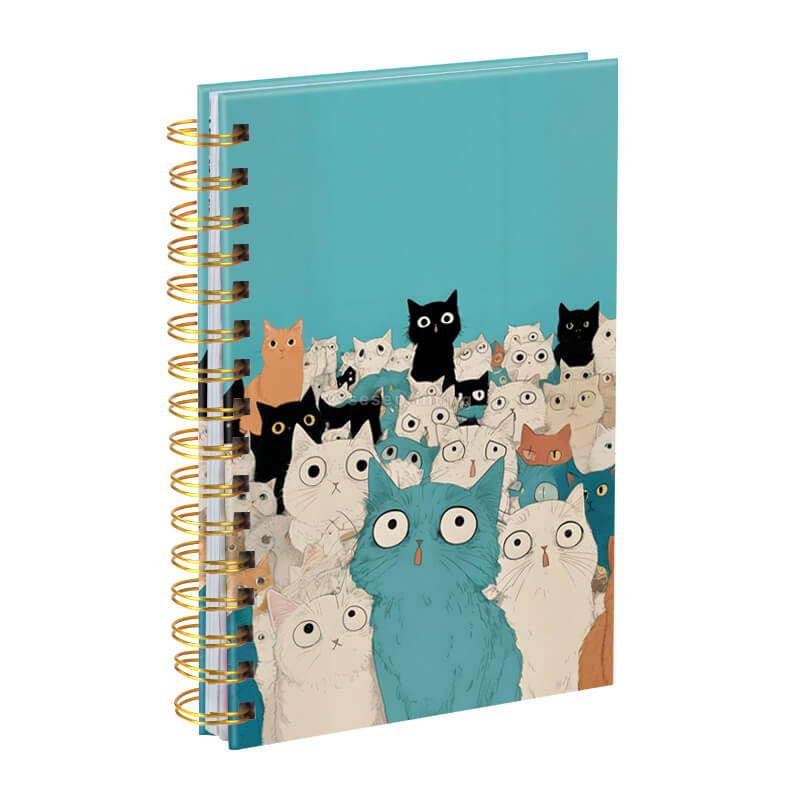 Custom Pages Journal Planner Hardcover Spiral Notebook Printing