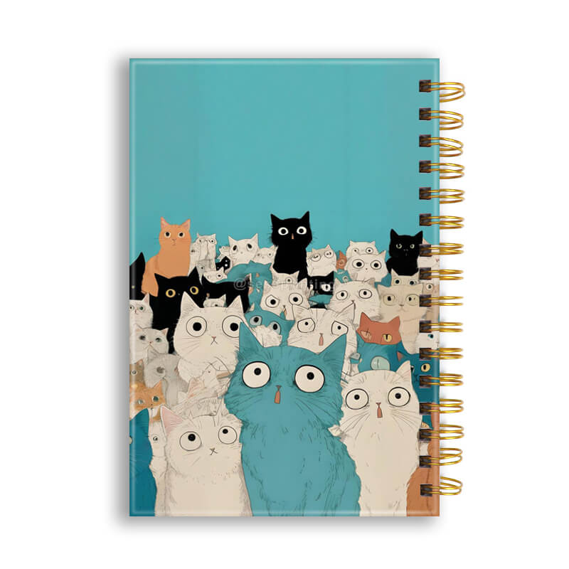 Custom Pages Journal Planner Hardcover Spiral Notebook Printing