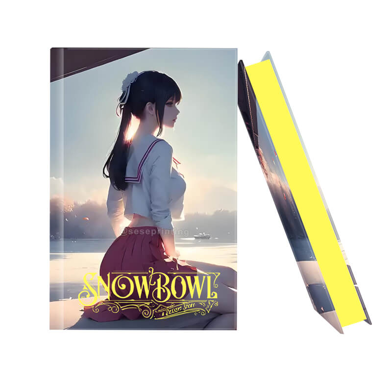 Self Publish Your Own Book with Foiling Cover and Sprayed Edges