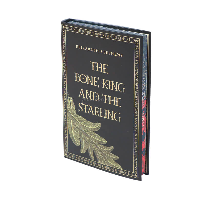 Print Hardcover Copies with Foil Dust Jacket and Sprayed Edges