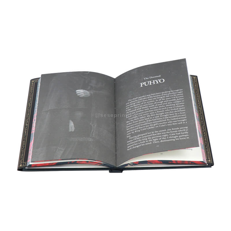 Print Hardcover Copies with Foil Dust Jacket and Sprayed Edges