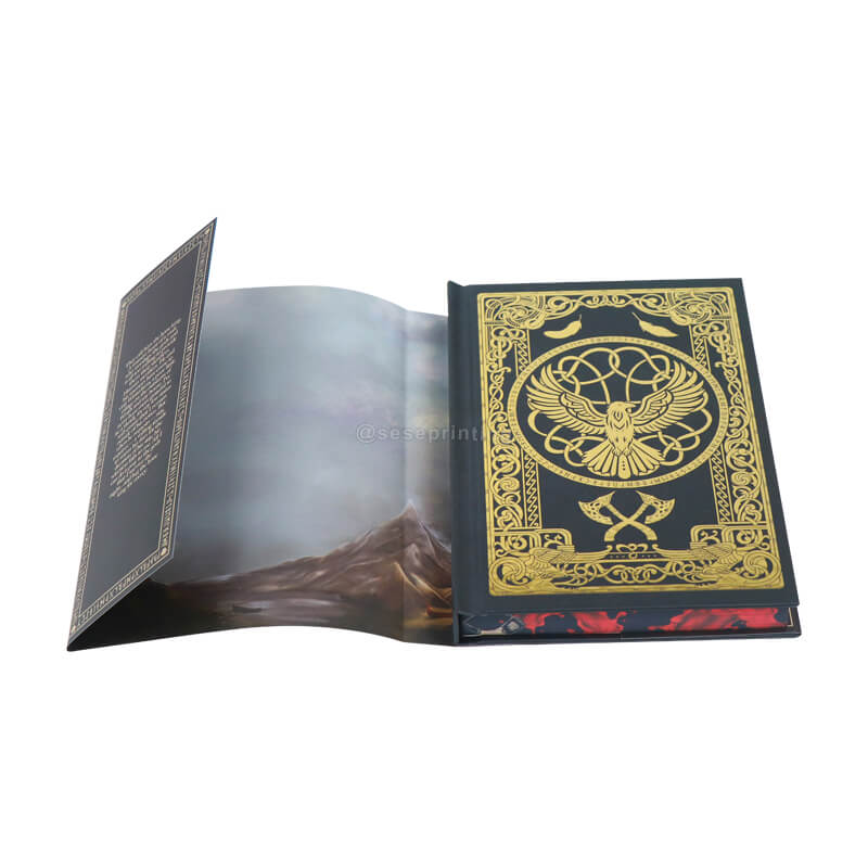 Print Hardcover Copies with Foil Dust Jacket and Sprayed Edges