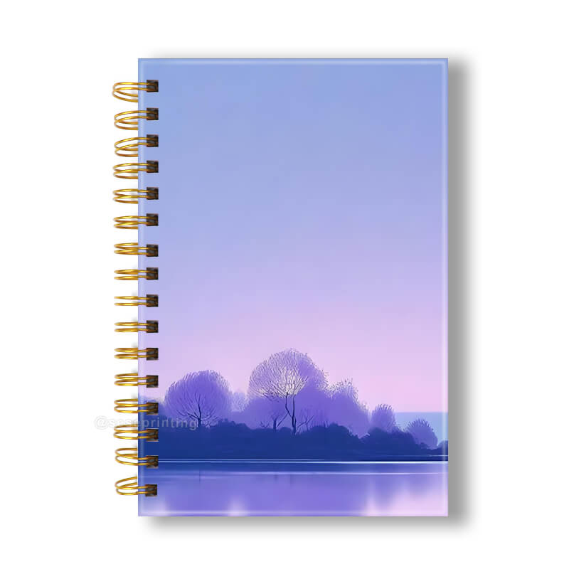 Personalized Undated Agenda Planner Printing Spiral Journal Notebook