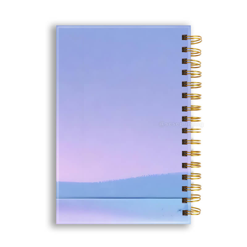 Personalized Undated Agenda Planner Printing Spiral Journal Notebook