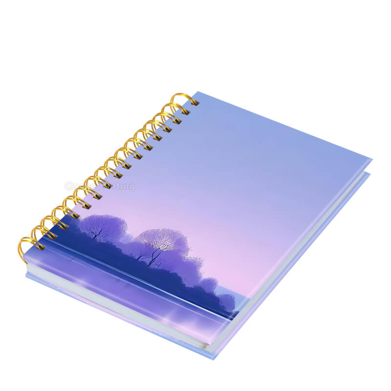 Personalized Undated Agenda Planner Printing Spiral Journal Notebook