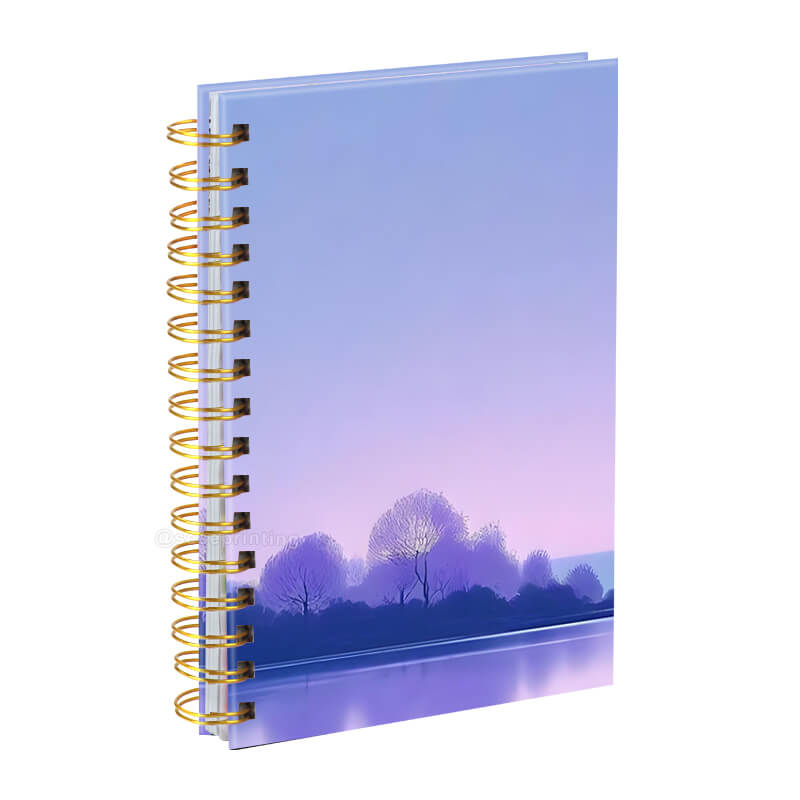 Personalized Undated Agenda Planner Printing Spiral Journal Notebook