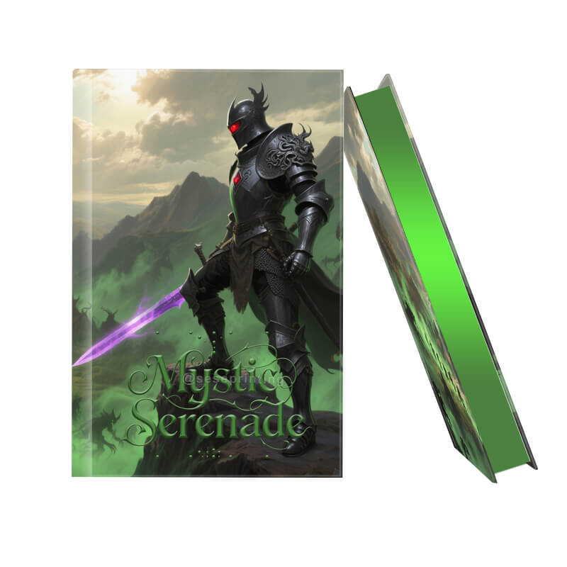 Hardcover Book Printing with Foiling Cover and Solid Color Sprayed Edges