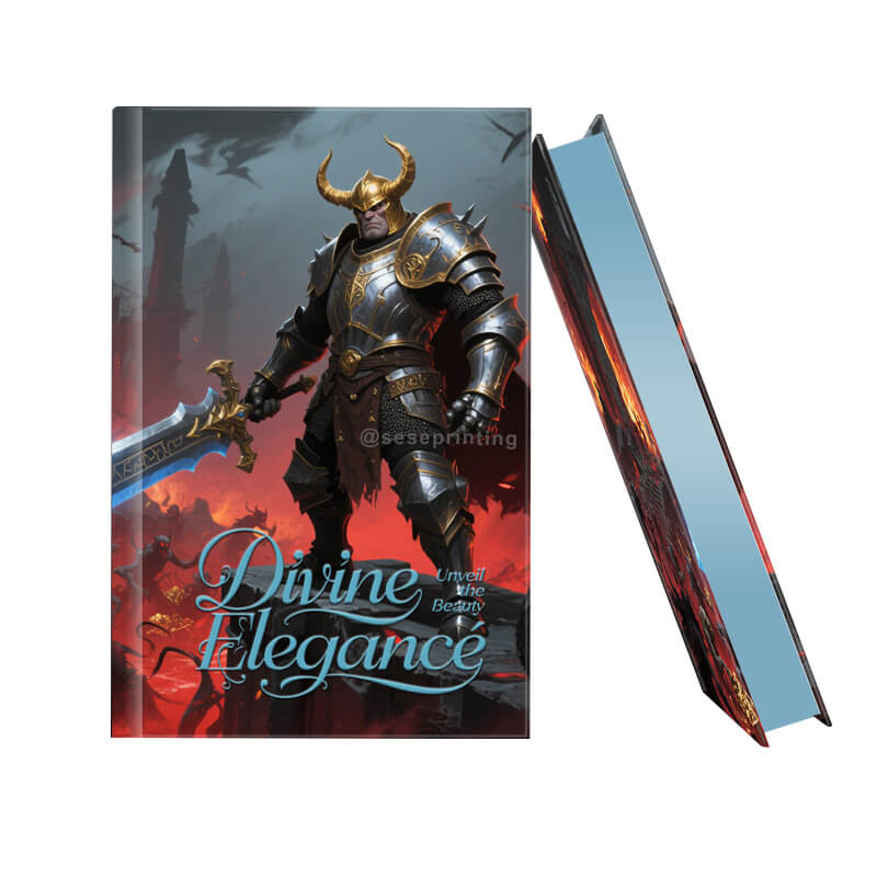 Print Special Edition Hardcover Book with Metallic Sprayed Edges
