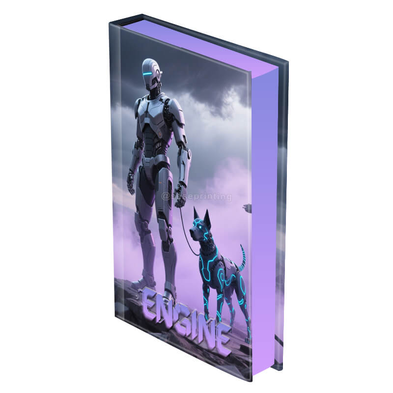 Custom Size Hardcover Fiction Books Printed with Sprayed Edges