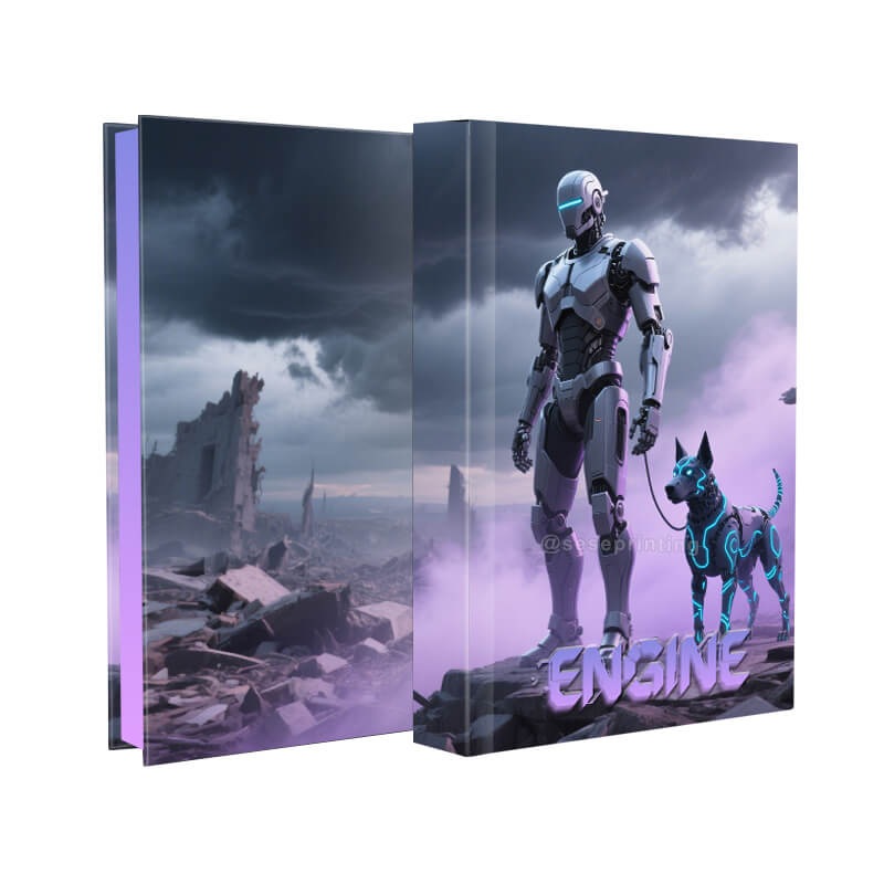 Custom Size Hardcover Fiction Books Printed with Sprayed Edges