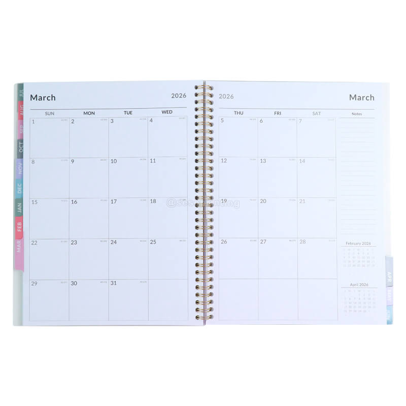 Custom Weekly Monthly Organizer Planner Printed Goals Journal