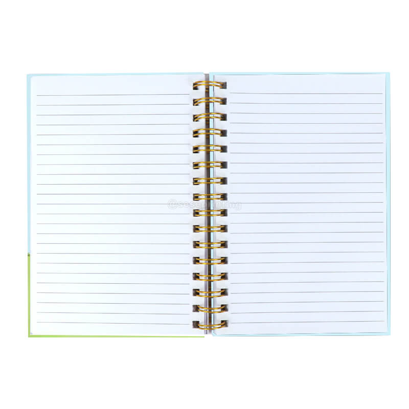 Cheap Customized A5 Print Journal Spiral Bound Hardcover Notebook