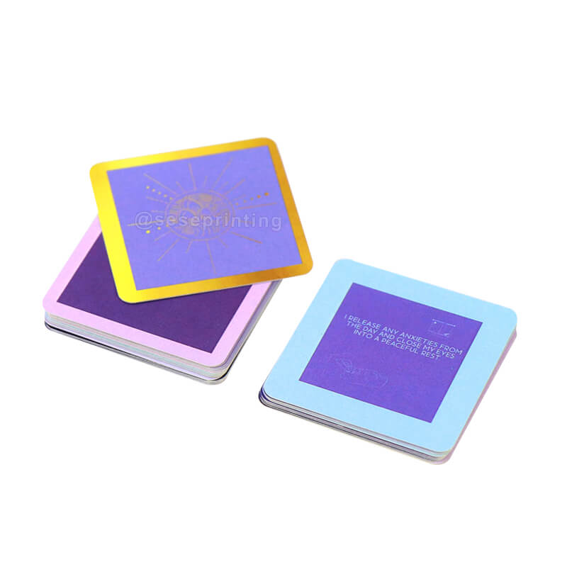 Custom Inspirational Quotes Affirmation Cards with Magnetic Box