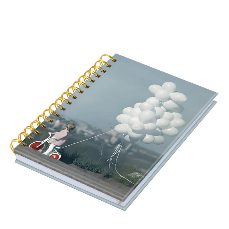 Luxury Custom Double Spiral Journal Printing Daily Planner Notebook
