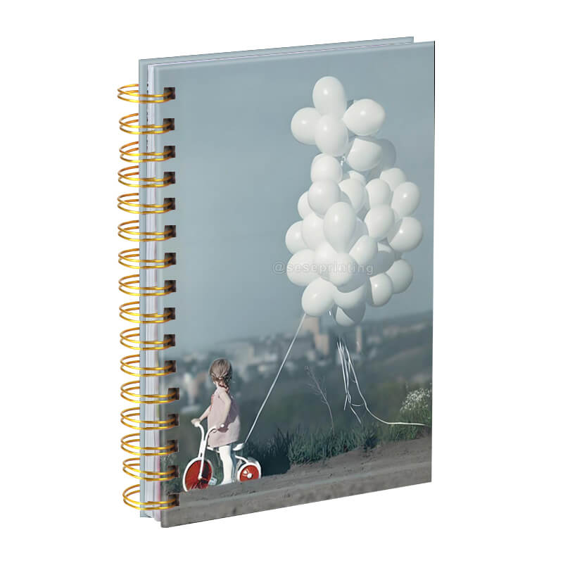 Luxury Custom Double Spiral Journal Printing Daily Planner Notebook