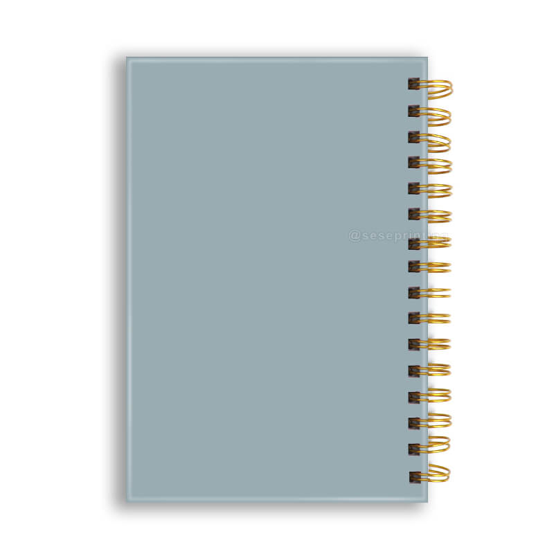 Luxury Custom Double Spiral Journal Printing Daily Planner Notebook