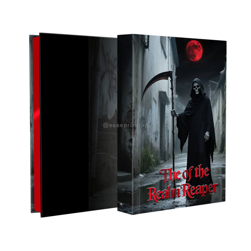 Special Edition Hardcover Fiction Novel with Sprayed Edges and Foiling Cover