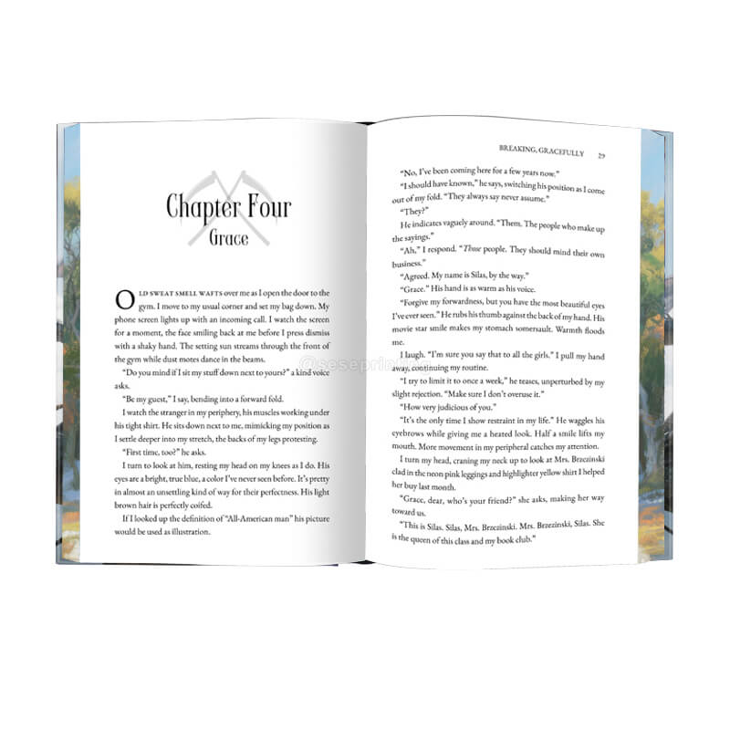 Self Publishing Hardcover Special Editions Novel Printed Sprayed Edges