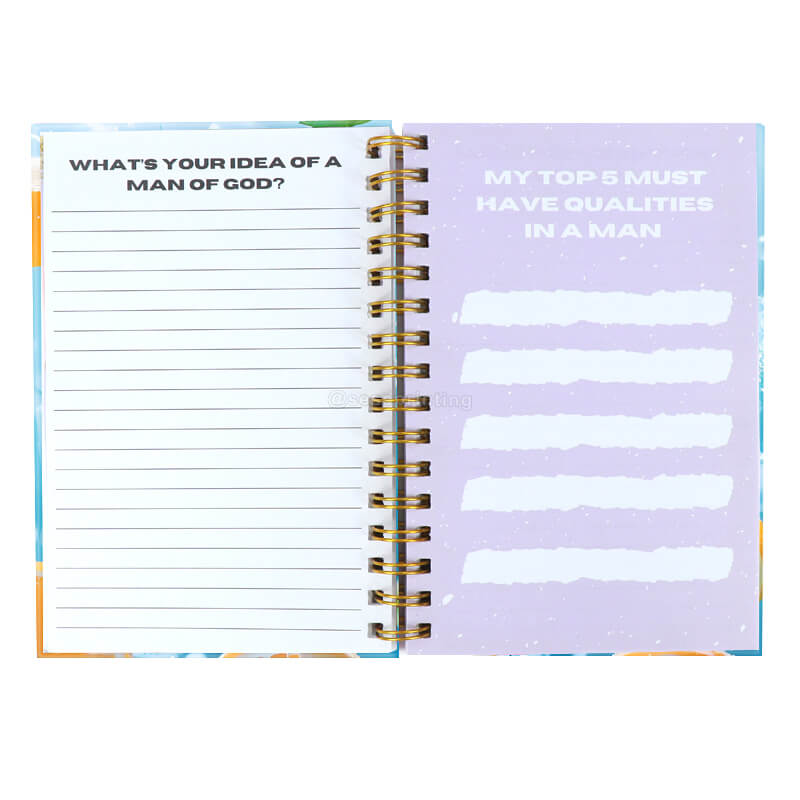 Spiral Bound Notebook Journal Manufacturers Custom Size