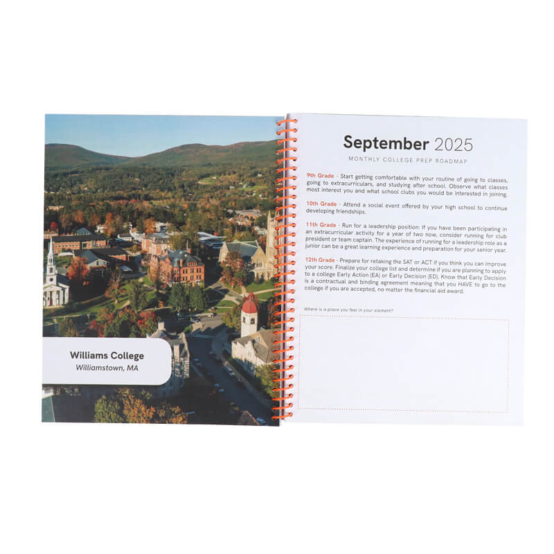 Spiral Planner Softcover Weekly Monthly Daily Schedule Notebook