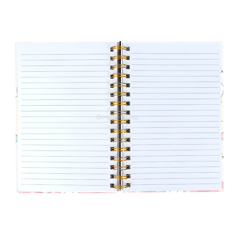 Customizable A5 Hardcover Spiral Notebook Coil Binding Journal