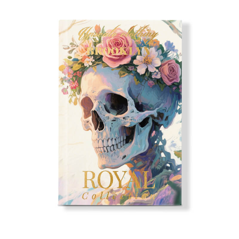 Hardcover Book with Gold Foil Stamping on Cover and Gold Sprayed Edges