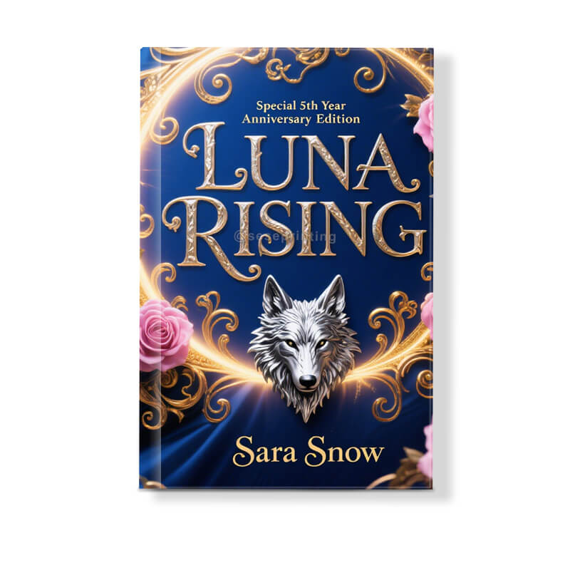 Custom Hardback Books with Stencil Pattern Edges and Foiling on Cover
